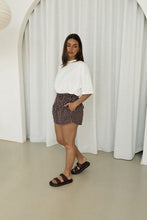 Load image into Gallery viewer, Etta Short | Gingham Chocolate