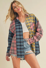 Load image into Gallery viewer, Multi Plaid Flannel Shirt