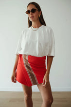Load image into Gallery viewer, By Billie STRIPE KNIT SKIRT - RED