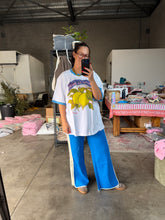 Load image into Gallery viewer, CRACKER DAY LAZY DAY RETRO PANTS - BLUE