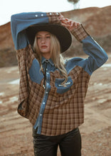 Load image into Gallery viewer, FAR MER. By Whitney TEXAS YOKE BUTTON UP