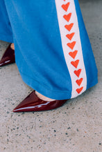 Load image into Gallery viewer, SABBI THE RAVING HEARTS PANTS - BLUE