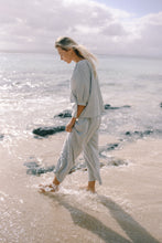 Load image into Gallery viewer, THE CHLOE BLOUSE - WASHED BLUE STRIPE