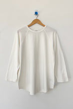 Load image into Gallery viewer, LE BON SHOPPE HEAVY COTTON RAGLAN TEE WHITE