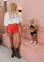 Load image into Gallery viewer, NU NATIVES FEELIN’ FREE dolphin tee ~ adults