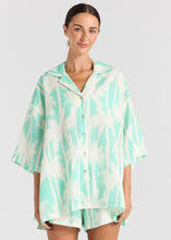 Load image into Gallery viewer, Palms 100% Linen Over Shirt - Mint