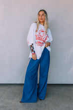 Load image into Gallery viewer, SABBI THE RAVING HEARTS PANTS - BLUE