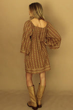 Load image into Gallery viewer, DELILAH MINI DRESS - WALNUT