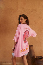 Load image into Gallery viewer, SABBI THE VERY OVERSIZED LUCKY MERMAID TEE - BRIGHT PINK