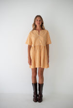 Load image into Gallery viewer, BARE ROAD - DARCEY DRESS in Clementine Gingham