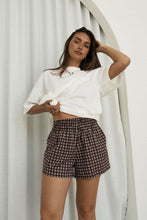 Load image into Gallery viewer, Etta Short | Gingham Chocolate