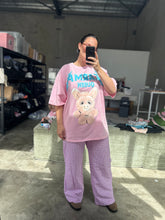 Load image into Gallery viewer, SABBI KARMA QUEEN TEE - PINK ACID WASH