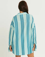 Load image into Gallery viewer, SABBI THE DON JULIO SHIRT - POP STRIPE BLUE