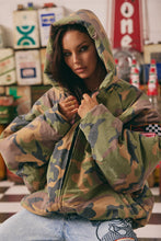 Load image into Gallery viewer, SABBI THE BE KIND BOMBER JACKET - CAMO