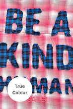 Load image into Gallery viewer, SABBI BE A KIND HUMAN OVERSIZED SHIRT - PINK