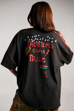 Load image into Gallery viewer, SABBI THE VERY OVERSIZED ZEBRA DREAMS TEE - BLACK