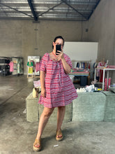 Load image into Gallery viewer, The Betty Dress | Striped Red + Blue