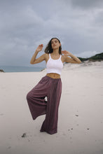 Load image into Gallery viewer, BARE ROAD IVY PANTS in Fig Hemp Check