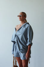 Load image into Gallery viewer, By Billie CELINE SHIRT - CORNFLOWER
