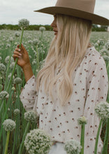 Load image into Gallery viewer, FAR MER. By Whitney ROSE PRICK BLOUSE