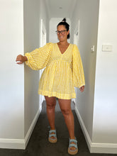 Load image into Gallery viewer, Meadow Mini Dress - Lemon
