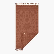 Load image into Gallery viewer, Solstice Chocolate Beach Towel