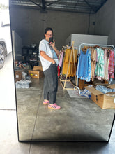 Load image into Gallery viewer, Acid Wash Barrel Pants Black