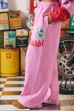 Load image into Gallery viewer, SABBI WIDE LEG SWEAT PANTS - MERMAID RACING - PINK