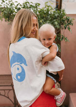 Load image into Gallery viewer, NU NATIVES FEELIN’ FREE dolphin tee ~ adults