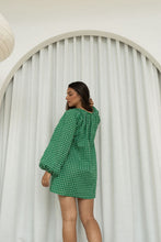 Load image into Gallery viewer, Effy Dress | Gingham Emerald
