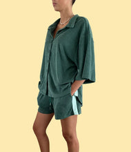 Load image into Gallery viewer, LADIES LUCKY DAY TERRY SHIRT - JADE