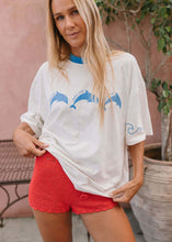 Load image into Gallery viewer, NU NATIVES FEELIN’ FREE dolphin tee ~ adults