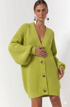 Load image into Gallery viewer, La Boheme Girls Elsie Cardigan Limited Edition Matcha
