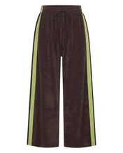 Load image into Gallery viewer, La Bohème Girls Viva Terry Pant Choc + Lime