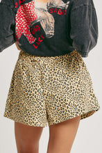 Load image into Gallery viewer, SABBI LEOPARD DRILL MINI SHORTS