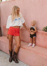 Load image into Gallery viewer, NU NATIVES FEELIN’ FREE dolphin tee ~ adults