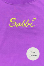 Load image into Gallery viewer, SABBI THE VERY OVERSIZED STANDOUT TEE - FLURO VIOLET