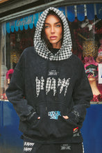 Load image into Gallery viewer, SABBI THE BE HAPPY GINGHAM HOODIE