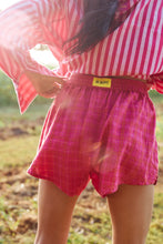 Load image into Gallery viewer, SABBI THE LINEN BOXER SHORTS - PINK