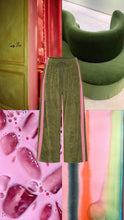 Load image into Gallery viewer, La Bohème Girls Viva Terry Pant Olive + Pink
