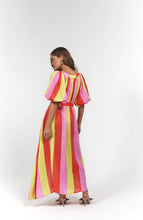 Load image into Gallery viewer, La Bohème Girls Camila Maxi Dress Candy Stripe