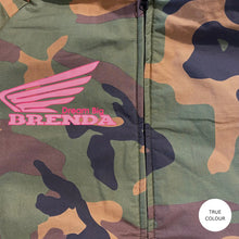 Load image into Gallery viewer, SABBI THE BE KIND BOMBER JACKET - CAMO