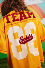Load image into Gallery viewer, SABBI THE SHINE BRIGHT MESH TEE - YELLOW