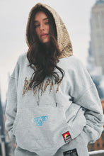 Load image into Gallery viewer, SABBI THE BE HAPPY LEOPARD HOODIE