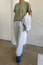 Load image into Gallery viewer, FRENCH TERRY BALLOON PANTS - LIGHT HT. GREY
