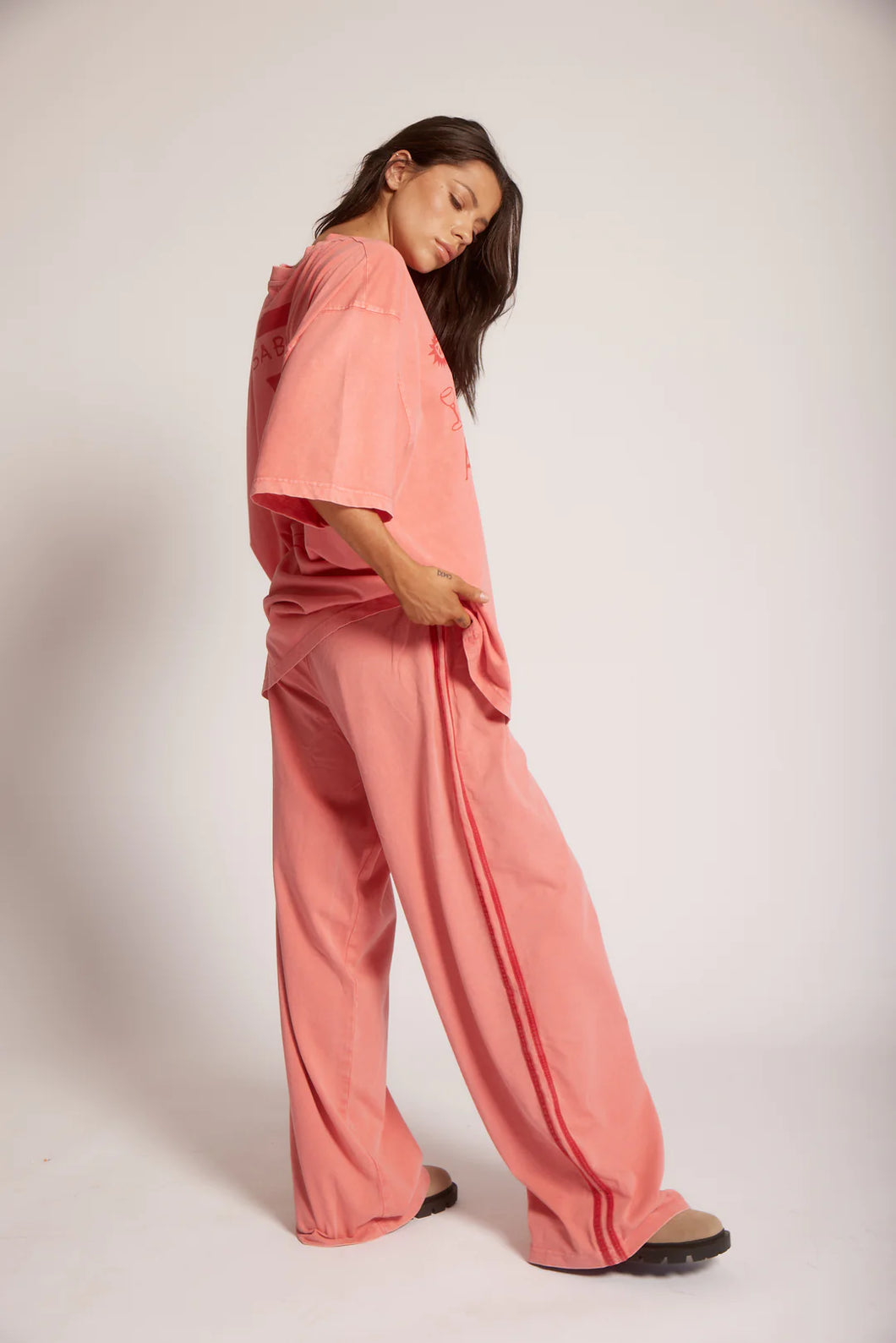 THE PADRE CROPPED PANTS - APEROL MELON