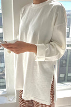 Load image into Gallery viewer, LE BON SHOPPE SUNDAY TEE - WHITE COTTON