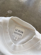 Load image into Gallery viewer, LE BON SHOPPE SUNDAY TEE - WHITE COTTON