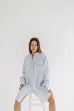 Load image into Gallery viewer, The Oversized Shirt in Powder Blue