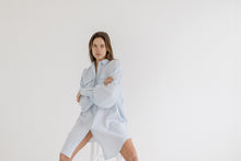 Load image into Gallery viewer, The Oversized Shirt in Powder Blue